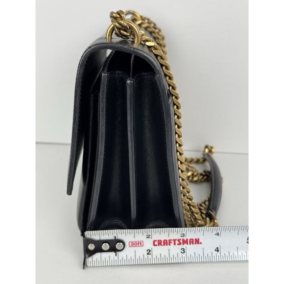 Saint Laurent Sunset Medium Monogram Bag in Black Calfskin B-9 - Picture 13 of 16